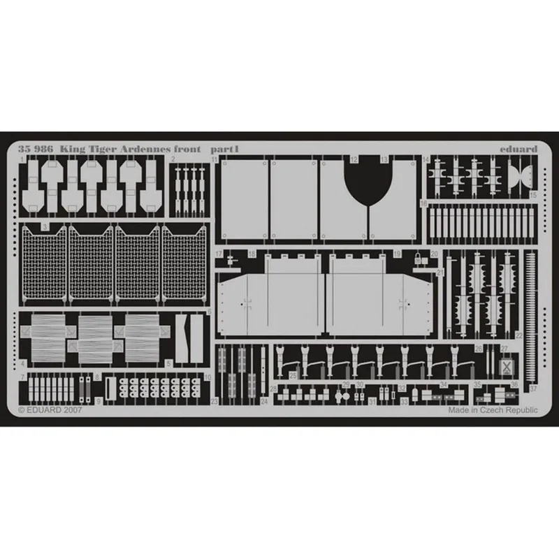 EDUARD 35986 1/35 King Tiger Ardennes front FOR TA