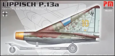 PM Model 224 1/72 LIPPISCH P.13a Savaş Uçağı Demonte Plastik Maketi
