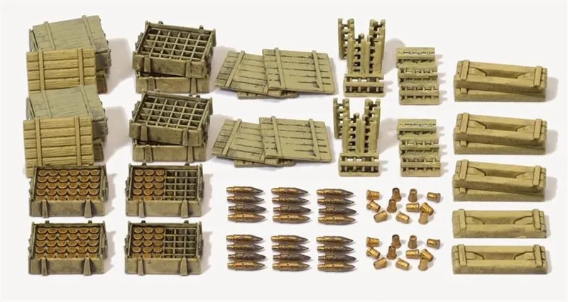Preiser 16603 1/87 Ölçek munition und munitionskisten Figürleri