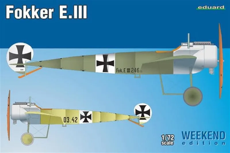 EDUARD 7444 1/72 Fokker E.III Uçak Maketi