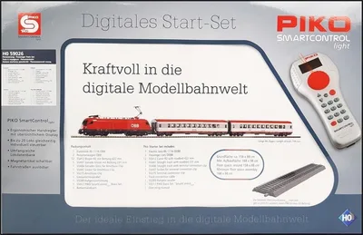 SmartControl light Start-Set ÖBB Taurus V w. 2 Passenger Cars w. A-Track w.Railbed