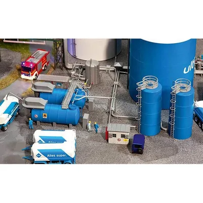 Faller 130486 1/87 Aral Kimyasal Tankları Demonte Plastik Maketi