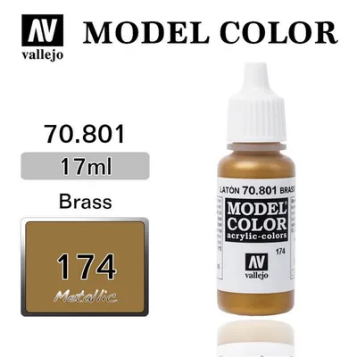 Vallejo 70801 17 ml. (174) Brass, Model Color Serisi Model Boyası