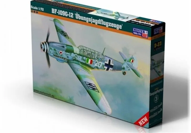 Mistercraft D024 1/72 BF-109G-12 Ubungsjag Savaş Uçağı Demonte Plastik Maketi