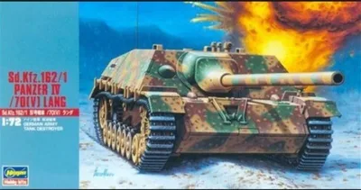 Hasegawa MT50 31150 1/72 Ölçek Sd.Kfz 162/1 Panzer IV/70V Lang Tank Plastik Model Kiti