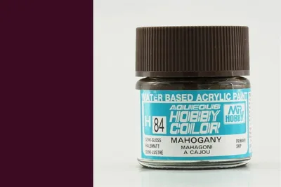 Gunze H084 10 ml. Mahogany, Aqueous Serisi Maket Boyası