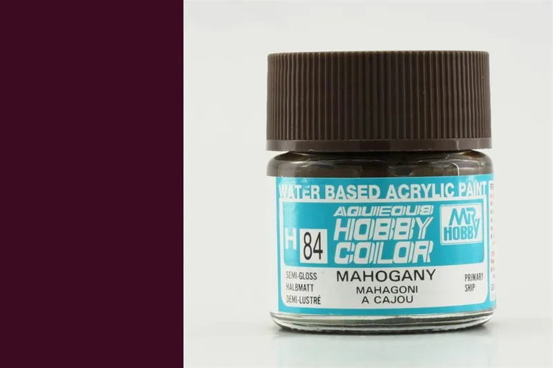 Gunze H084 10 ml. Mahogany, Aqueous Serisi Maket Boyası