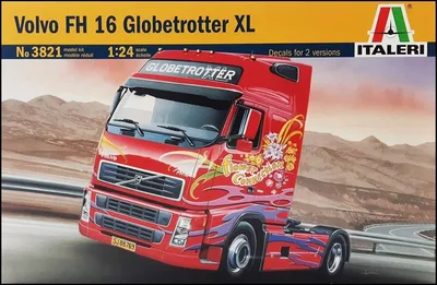 Italeri 3821S 1/24 Volvo FH 16 Globetrotter XL Çekici Demonte Plastik Maketi