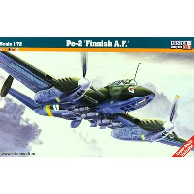 Mistercraft E025 1/72 Pe-2 (Fin Bombacısı) Bombardıman Uçağı Demonte Plastik Maketi