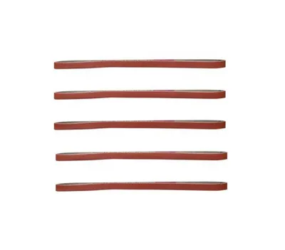 5 #600 Grit Belts (Black)