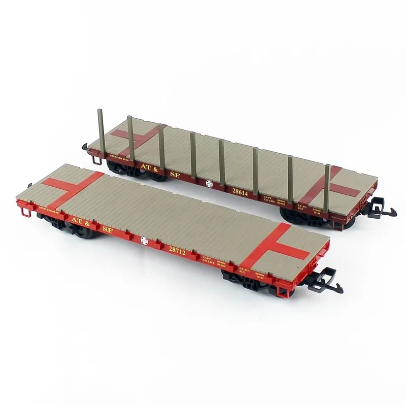 Piko 38773 1/22,5 Santa Fe Bogie Stake Wagon, 2 Adet, Model Tren Yük Vagonu