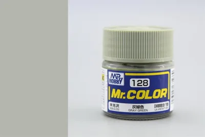Gunze C128 10 ml. Gray Green, Mr.Color Serisi Maket Boyası