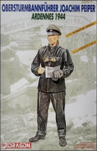 Dragon 1620 1/16 Ölçek Alman Yarbay (Ardennes 1944) Asker Figürleri Plastik Model Kiti