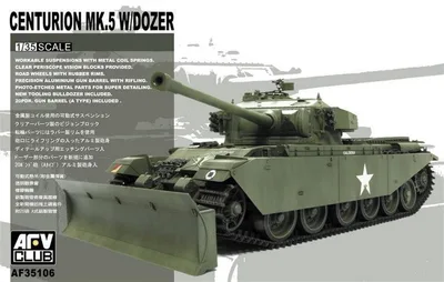 AFV Club AF35106 1/35 Centurion MK5 w/Dozer Tank Demonte Plastik Maketi