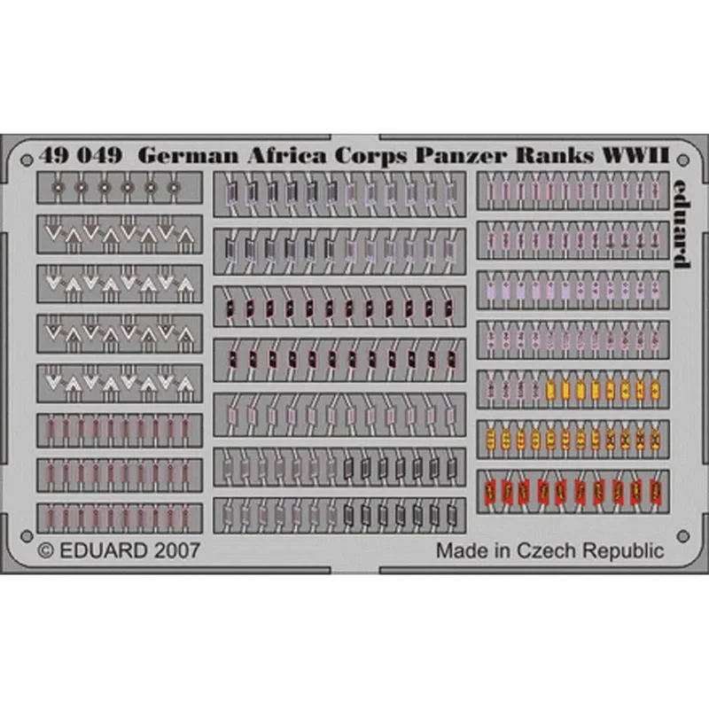 EDUARD 49049 1/48 German Africa Corps Panzer Ranks