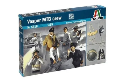 Italeri 5616S 1/35 Vosper MTB Torpido Botu Mürettebat Figürleri Demonte Plastik Maketi