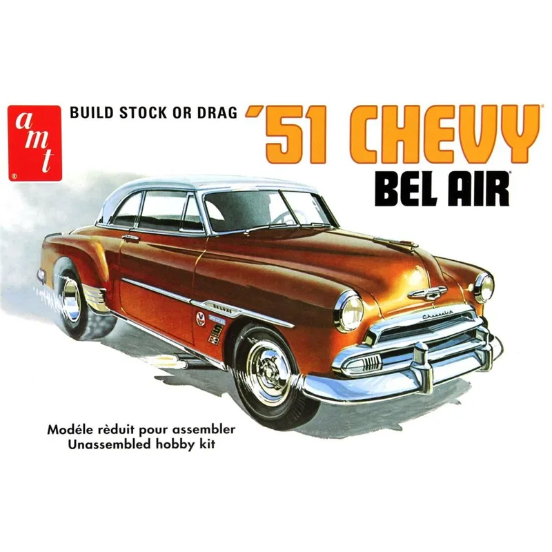 AMT 862 1/25 1951 Chevy Bel Air Araba Demonte Plastik Maketi