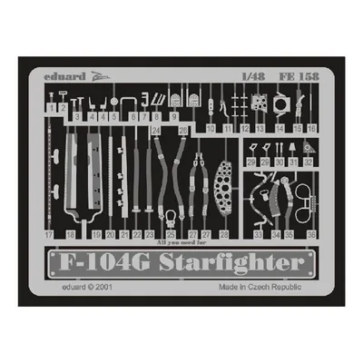 EDUARD FE158 1/48 F-104G FOR HASEGAWA Maket Detay