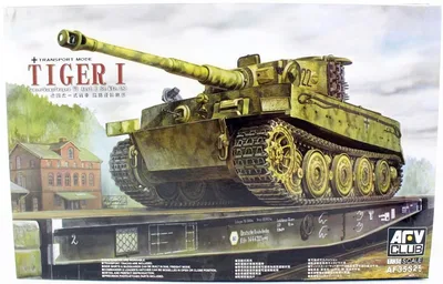 AFV Club AF35S25 1/35 TIGER I, Geç Dönem Tankı Demonte Plastik Maketi