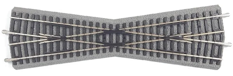 PIKO A-track w roadbed, Crossing K15