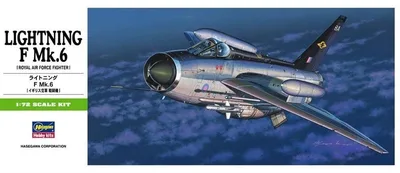 Hasegawa B15 00245 1/72 Ölçek Lightning F Mk.6 Savaş Uçağı Plastik Model Kiti