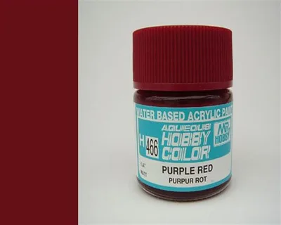 Gunze H466 10 ml. Purple Red, Aqueous Serisi Maket Boyası