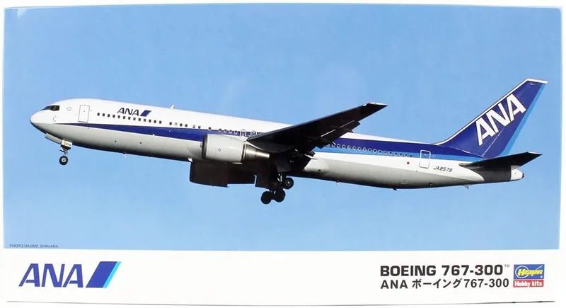 Hasegawa 6 10706 1/200 Ölçek ANA B767-300 Yolcu Uçağı Plastik Model Kiti