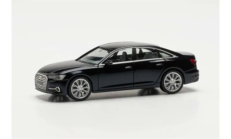 Herpa 430630-003 1/87 Ölçek Audi A6, Bej, Sergilemeye Hazır Model Araç