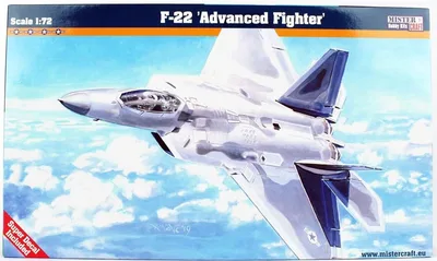 Mistercraft F006 1/72 F-22 Gelişmiş Avcı Uçağı Demonte Plastik Maketi