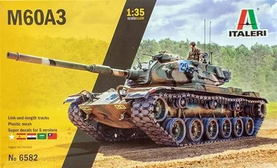 Italeri 6582S 1/35 M60A3 Orta Tank Demonte Plastik Maketi