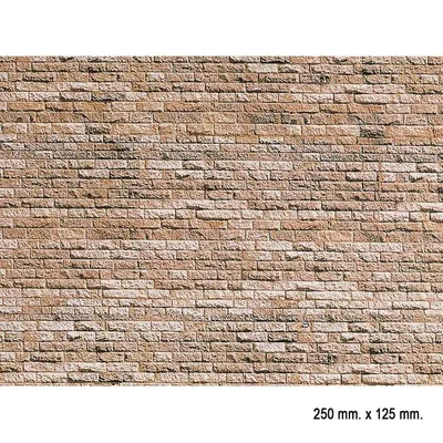 Faller 222563 1/160 Bazalt Taşı Desenli Dekor Kağıdı, 25 X 12,5 Cm.