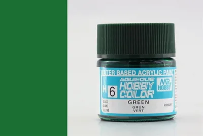 Gunze H006 10 ml. Green, Aqueous Serisi Maket Boyası