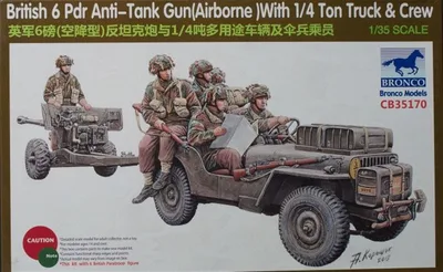 CB35170 1/35 British 6 Pdr Anti-Tank Gun( Airborne