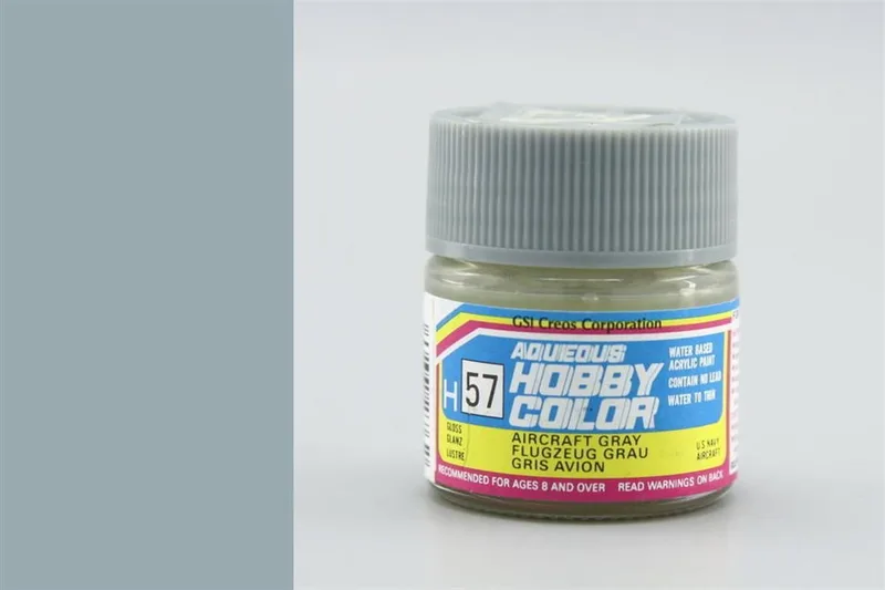 Gunze H057 10 ml. Aircraft Gray, Aqueous Serisi Maket Boyası