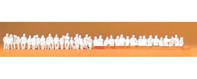 Preiser 16349 1/87 Ölçek sitzende fahrgäste für bus & Figürleri