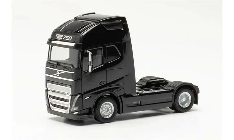 Herpa 313353-002 1/87 Ölçek Volvo FH 16 GI XL2020 Çekici, Siyah, Sergilemeye Hazır Model Araç