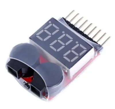 Lipo Battery 2-8S Voltaj Tester & Buzzer