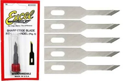 20006 BIÇAK UCU-INCE KENARLI -5 LI PAKET