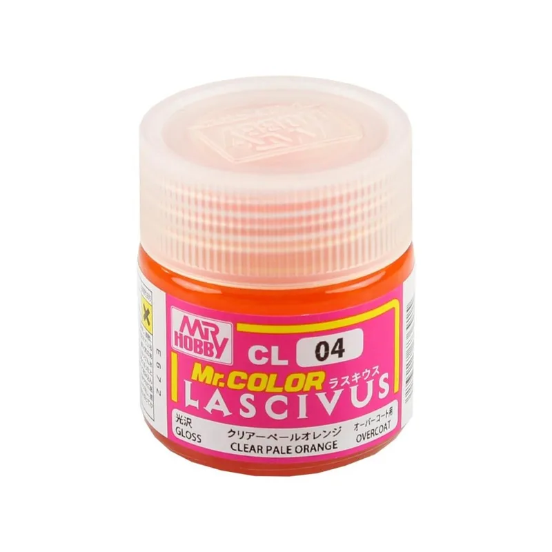 Gunze CL04 10 ml. Lascivus Pale Clear Orange, Mr.Color Serisi Maket Boyası