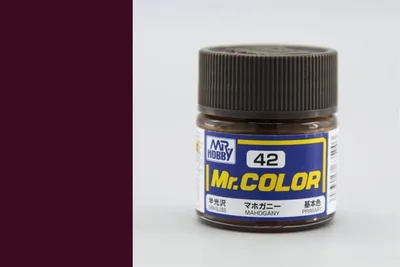 Gunze C042 10 ml. Mahogany, Mr.Color Serisi Maket Boyası