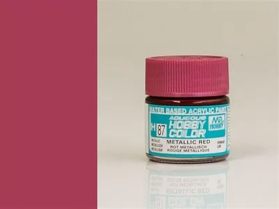 Gunze H087 10 ml. Metallic Red, Aqueous Serisi Maket Boyası