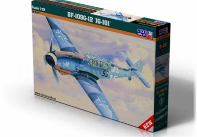 Mistercraft D025 1/72 BF-109G-101 Savaş Uçağı Demonte Plastik Maketi