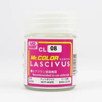 Gunze CL08 18 ml. Lascivus Nuts White, Mr.Color Serisi Maket Boyası