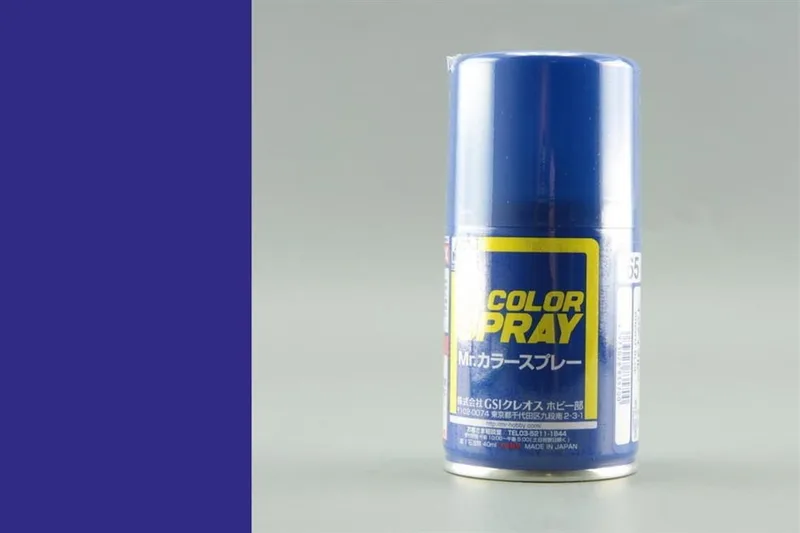 Gunze S065 100 ml. Bright Blue, Sprey Mr.Color Serisi Maket Boyası