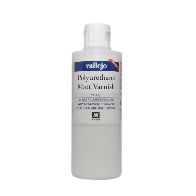 Vallejo 27651 200 ml. Poliüretan Mat Vernik, Model Boyası