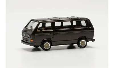 Herpa 430876-002 1/87 Ölçek VW T3 Minibüs, Bronz Metalik, Sergilemeye Hazır Model Araç