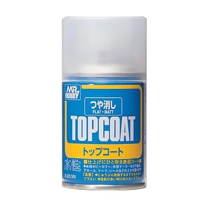 Gunze B503 86 ml. Mr.Top Coat Mat Vernik, Sprey Maket Boyası