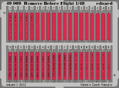 EDUARD 49009 1/48 Remove Before Flight FOR