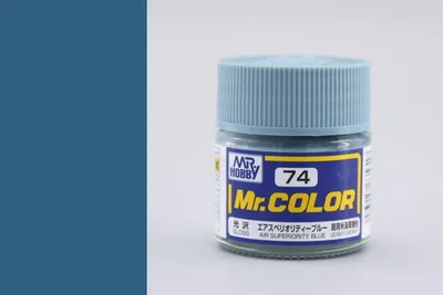 Gunze C074 10 ml. Air Superiorty Blue, Mr.Color Serisi Maket Boyası