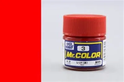 Gunze C003 10 ml. Red, Mr.Color Serisi Maket Boyası